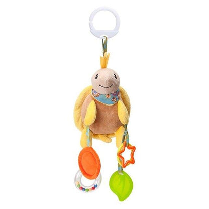 Plush tuffed Animal Hanging Rattles Teether Soothing Baby Toys - Plushies