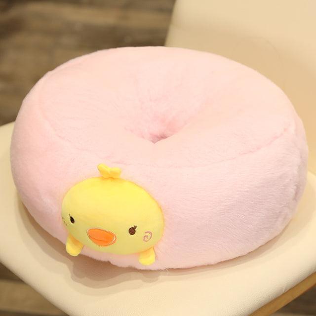 Soft Cartoon Fruit Animal Pillows - Plushies