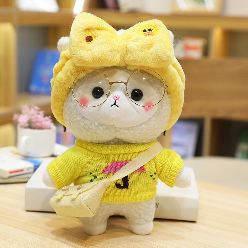 Cho Kawaii Baby Sheep In Various Cute Outfits Plush Toy - Plushies