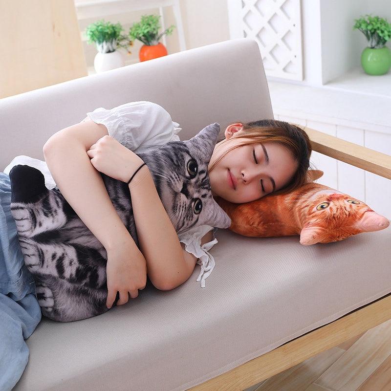 Simulation Plush Cat Pillows - Plushies