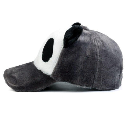 Cute Fuzzy Panda Hat Plushy - Plushies