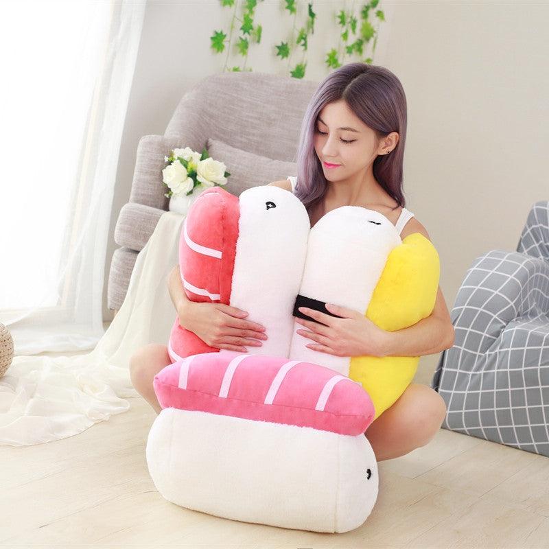 Sushi Rice Shape Stuffed Throw Pillow Cushion Toy - Plushies