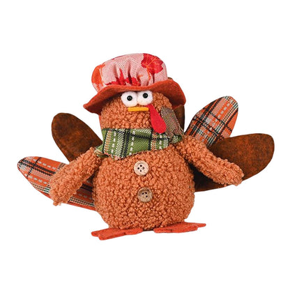 Cute Thanksgiving Holiday Turkey Decoration - Plushies