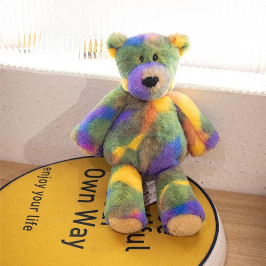 Kawaii Colorful Rainbow Teddy bear - Plushies