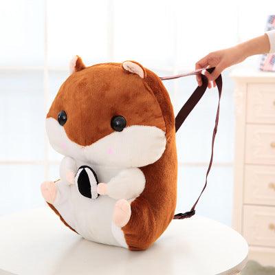 Lolita Round & Fat Hamster Plush Doll Backpack - Plushies