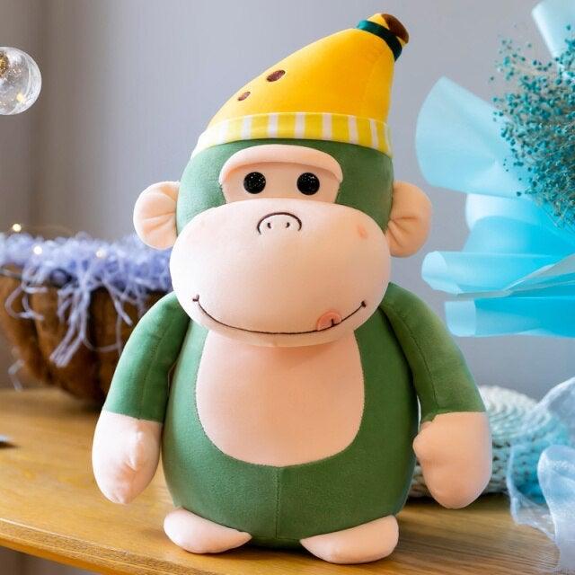 Banana Hat Monkey - Plushies