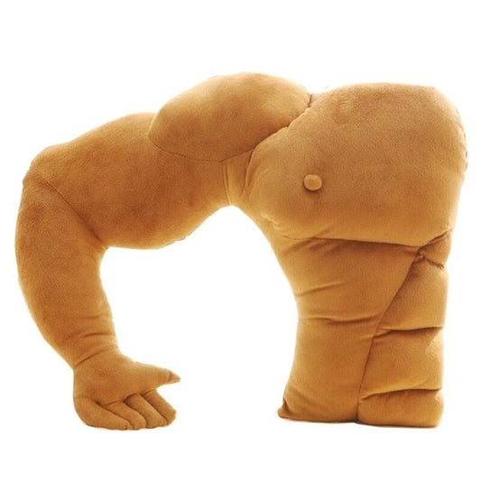 Funny Arm Muscle Male Cushion - Plushies