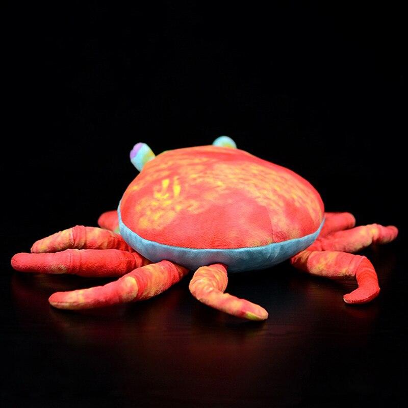 Real Life Ocean Creatures Red Crabs Plush Toys,  Soft Lifelike Crab Stuffed Toys for Kids - Plushies