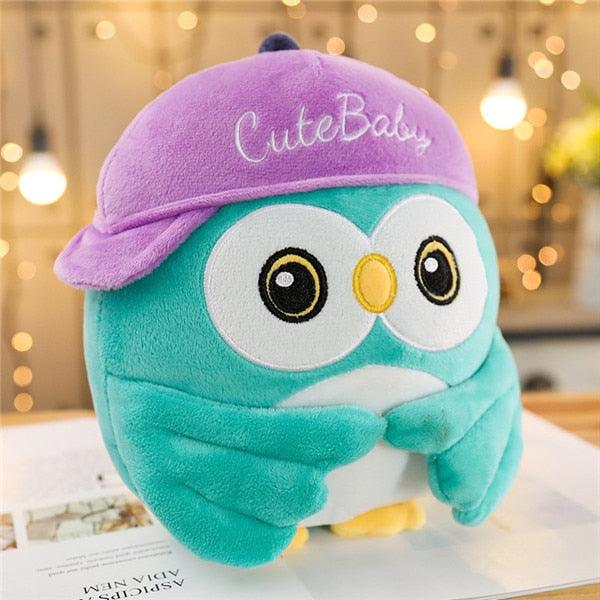 Soft Plush Kawaii Pillow Cartoon Owl Stuffed Plush Toy Doll - Plushies