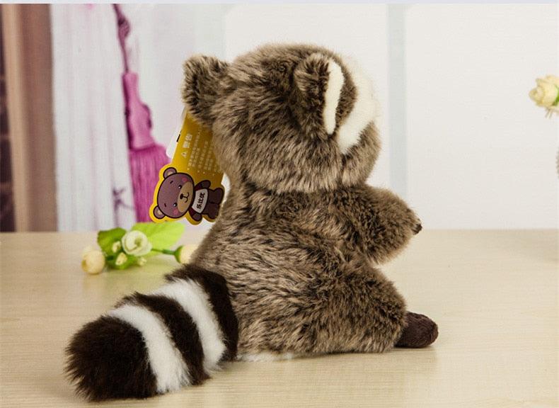 Lifelike Sitting Raccoon Plush Toys - Plushies