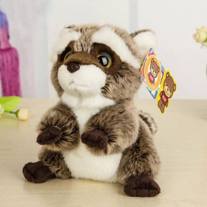 Lifelike Sitting Raccoon Plush Toys - Plushies