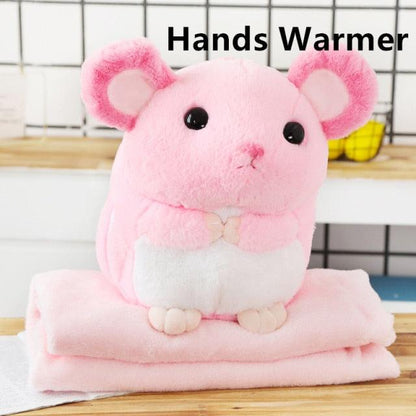Super Soft Sleep Pillow Mouse Animal Plushie Stuffed Doll Toy - Plushies