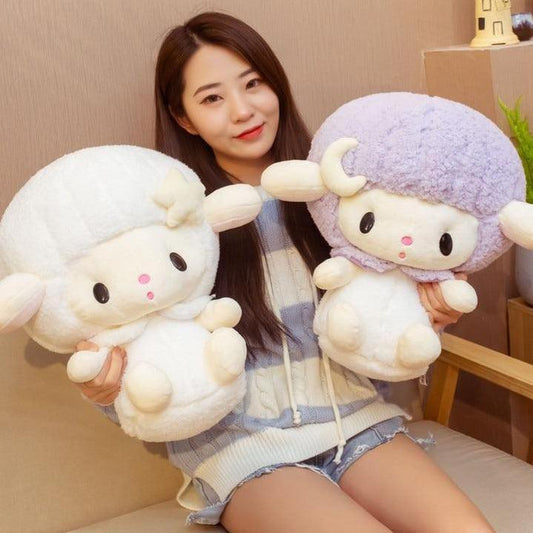 Lovely Dreamful Angel Sheep Plush Toys, Stuffed Animal Lamb Doll - Plushies
