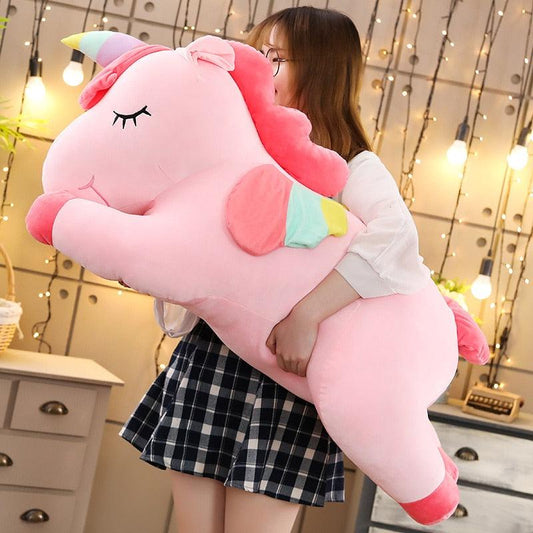 Kawaii Giant Unicorn Plush Toy - Plushies