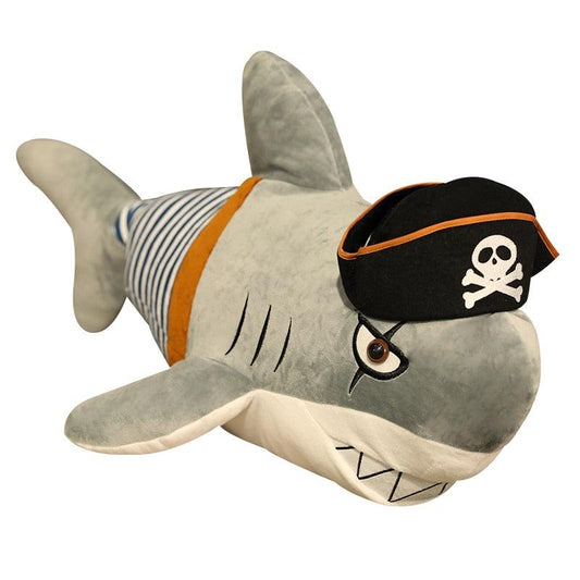 Big Bite Pirate Shark Plush Toy - Plushies
