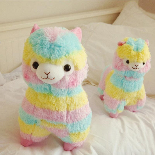 Colorful Alpaca Plush Doll - Plushies
