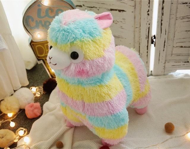 Colorful Alpaca Plush Doll - Plushies