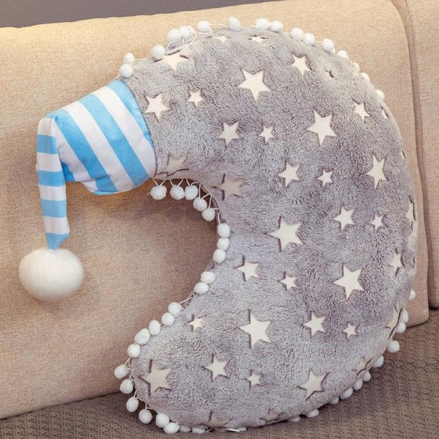 Cloud Moon Star Luminous Plush Pillow Toy - Plushies