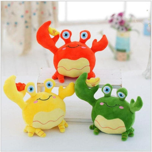 8" Cute Crab Plush Toys, Stuffed Animal Kids Crab Plush - Plushies