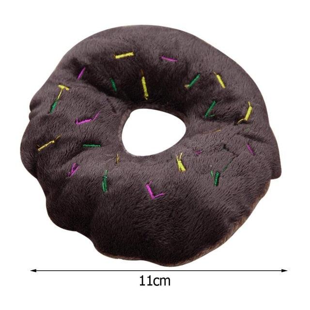 Funny Donut Pet Toy Plush - Plushies