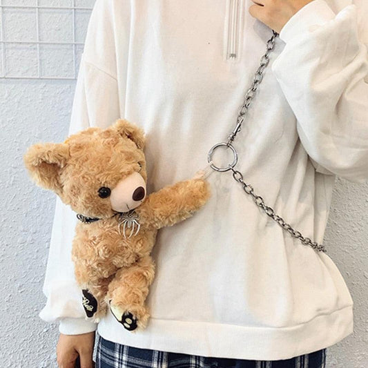 9-12" Cute Teddy Bear Plush Backpack - Plushies