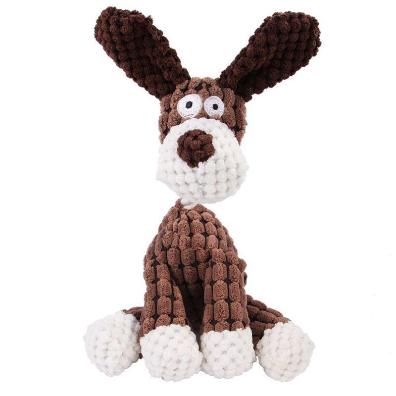 Fun Pet Toy Donkey Corduroy Shaped, Chew Toy For Puppy - Plushies