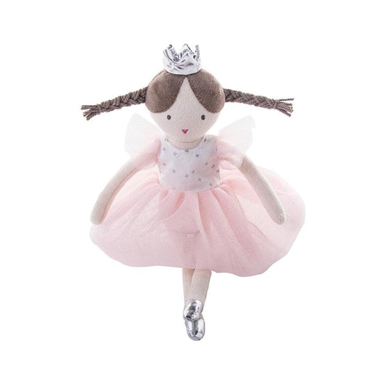 13.3" Cute Pink Ballerina Girl Princess Dress Plush Toy Doll - Plushies
