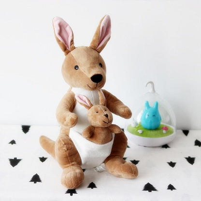 Mother and Joey Australian Kangaroo Plush Toys - Plushies