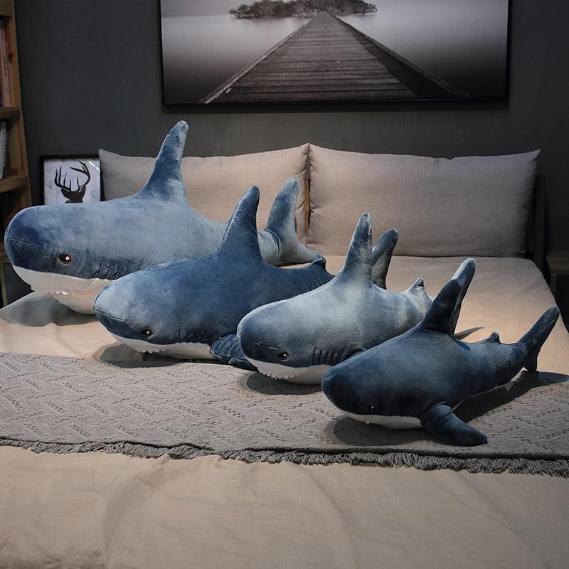 Giant Pillow Animal Shark Plush Toy - Plushies
