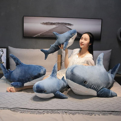 Giant Pillow Animal Shark Plush Toy - Plushies