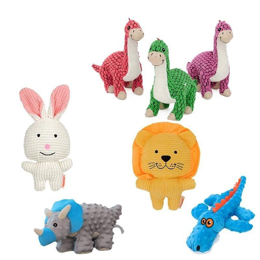 HOOPET Dog Chew Toy Teeth Plush, Squeaky Sound Pet & Puppy Cat Funny Toys - Plushies