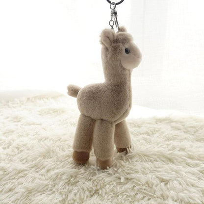 Alpaca Plush Toy  Keychain - Plushies