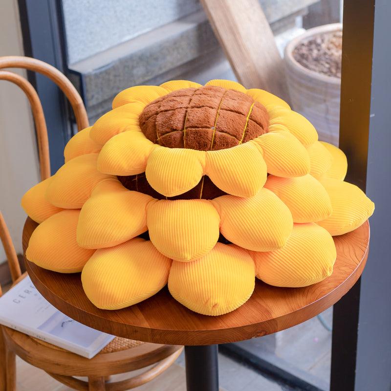 Beautiful Sunflower Plush Seat Cushion - Plushies
