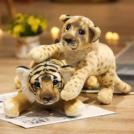 Adorable Best Friend Leopard and Tiger Plushies - Plushies