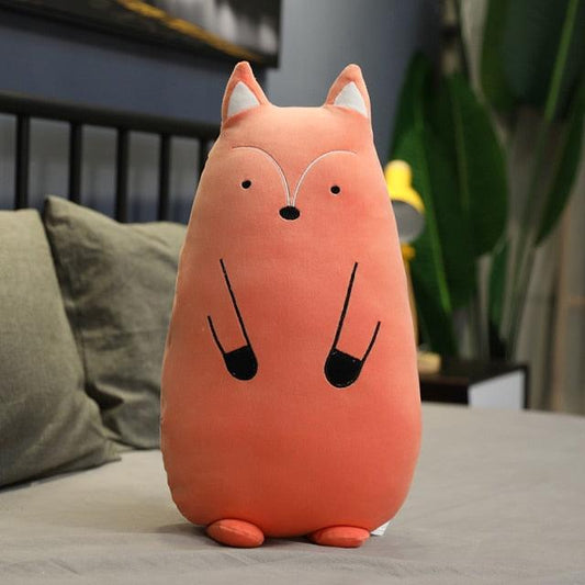 Soft Cute Squishy Cartoon Fox Plush Toy - Plushies