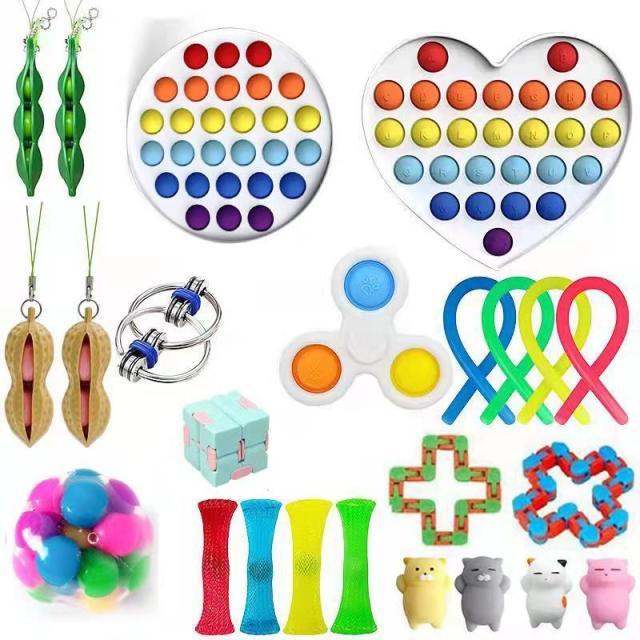 Fidget Toys Anti-stress Squishy Toy Relief Pack - Plushies