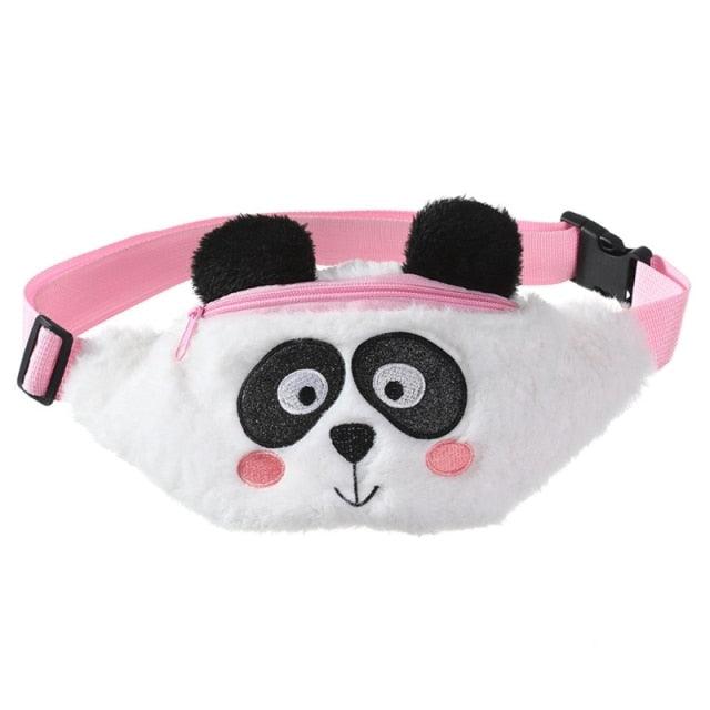 Cute Colorful Panda Fanny Pack Plush Waist Bag - Plushies