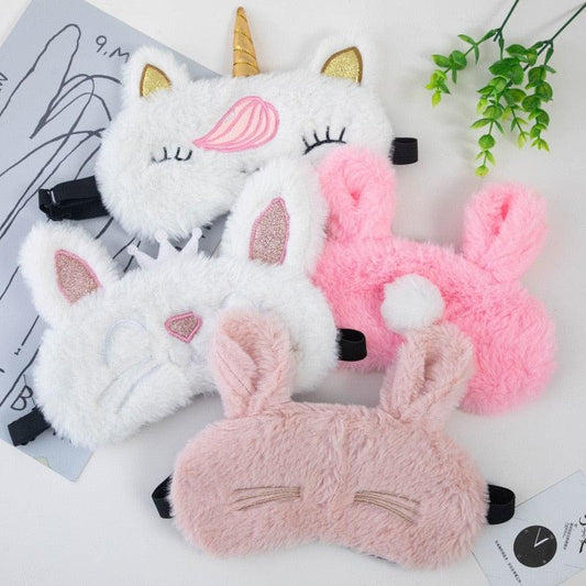 Crazy Cute Animals and Unicorn Plush Sleep Masks - Plushies