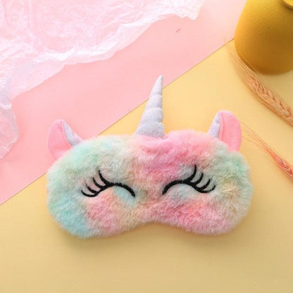 Cute Unicorn Plushy Sleep Masks, Great for Gifts for All Ages - Plushies