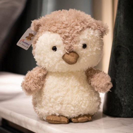 Furry Owl Animal Baby Plushies - Plushies
