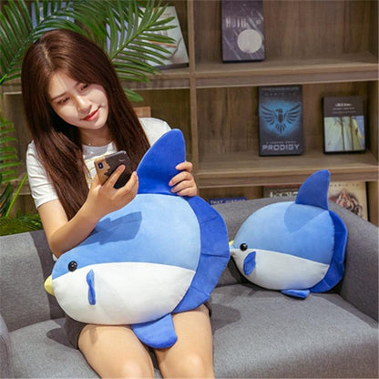 Sunfish Cartoon Fish Plush Toy Stuffed Animal Pillow - Plushies
