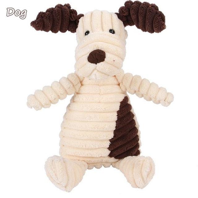 Plush Corduroy Dog Toys - Plushies