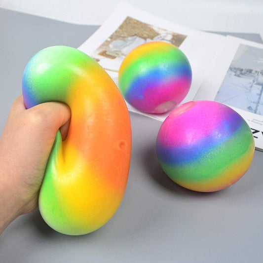 Rainbow Squishy Stress Ball - Plushies