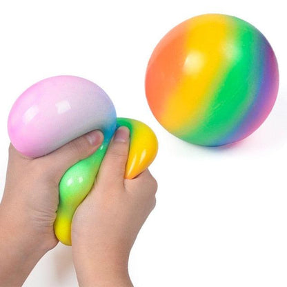 Rainbow Squishy Stress Ball - Plushies