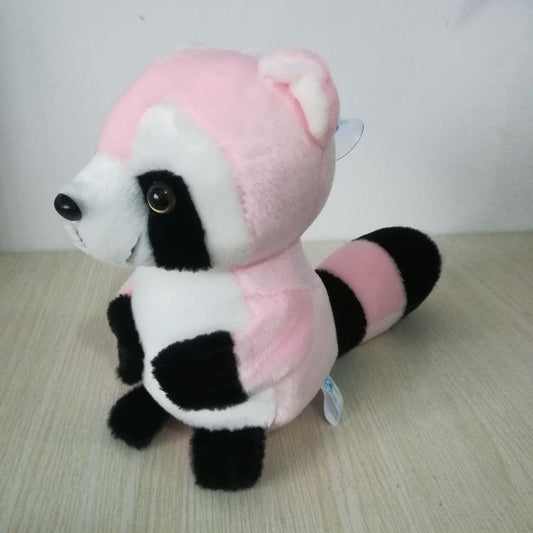 Cute Pink Raccoon Plush Toy - Plushies