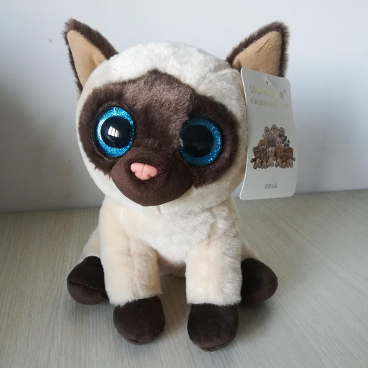 Thailand Siamese Cat Plush Toy about 10" - Plushies