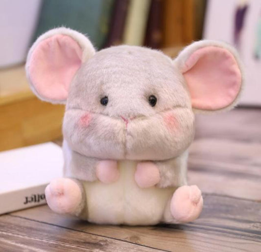Sitting Mouse Furry Animal Plushy Friends - Plushies