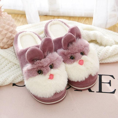 Cute Indoor Rabbit Slippers - Plushies