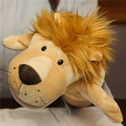 Kawaii Lion Elephant  Monkey Giraffe Tiger Plush Toys - Plushies