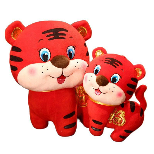 Chinese Mascot Tiger Plush Toy - Plushies
